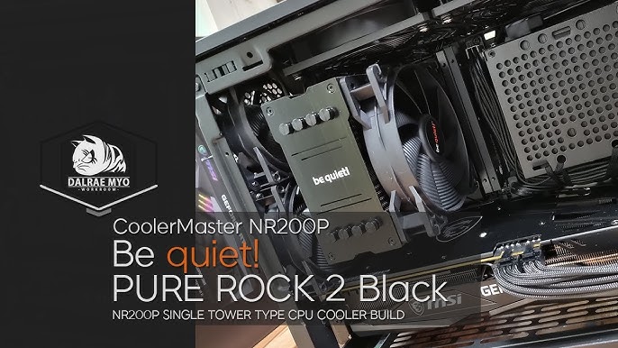 Be Quiet! Pure Rock 2 Black Edition  Install & Temperature Comparison 