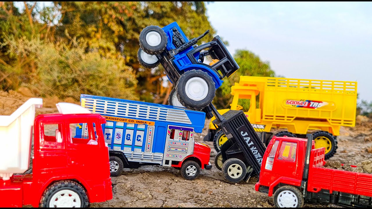 Mini tractor trolley videos Hmt tractor video jcb video diy