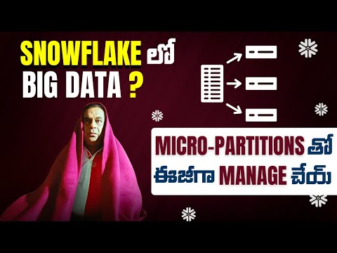 Big Data in Snowflake? Use Micro-Partitions Like This! | Snowflake Tutorials Telugu | Brolly Academy