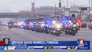 Officer David Romrell Funeral Procession