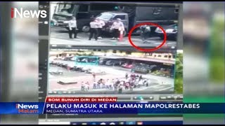 [Rekaman CCTV] Detik-detik Pelaku Ledakan Bom Bunuh Diri di Mapolrestabes Medan - iNews Malam 13/11