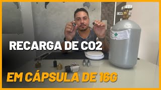 Recarga de CO2 em Cápsula de 16g