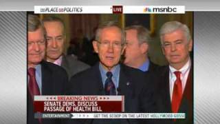 Senate Democrats praise health bills passage
