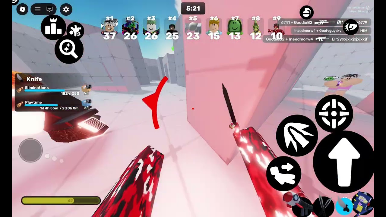 Playing free for all in rivals 