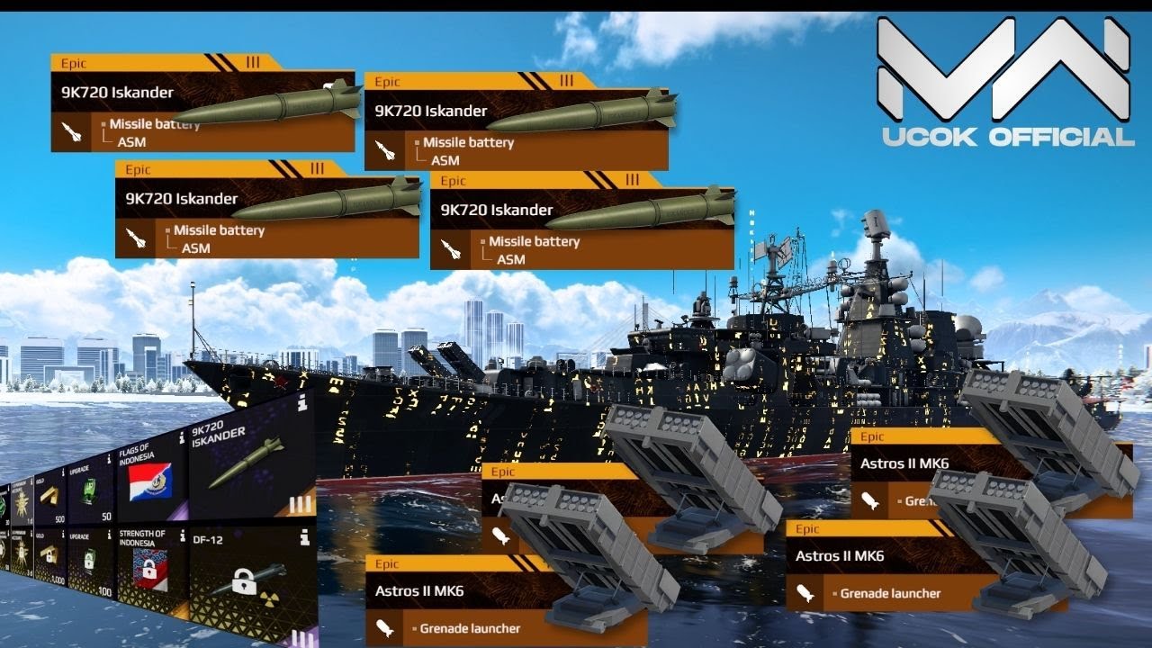 RF Kerch (1134-BM) - With 9K720 Iskander Missile , Free Rewards Event | Modern Warships