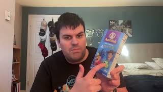 Me Reviewing the Annies Disney Pasta & Cheddar
