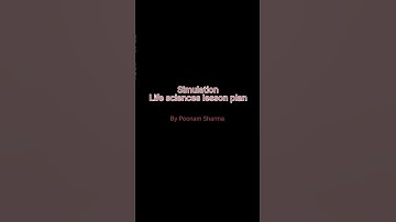 Simulation life science lesson plan #b.ed #viral #shorts #youtube #lifescience @letstudy__