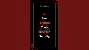 5 Best Forensics Tools #hack_bytes #trending #hacking #shorts #cybersecurity #bugbounty #motivation