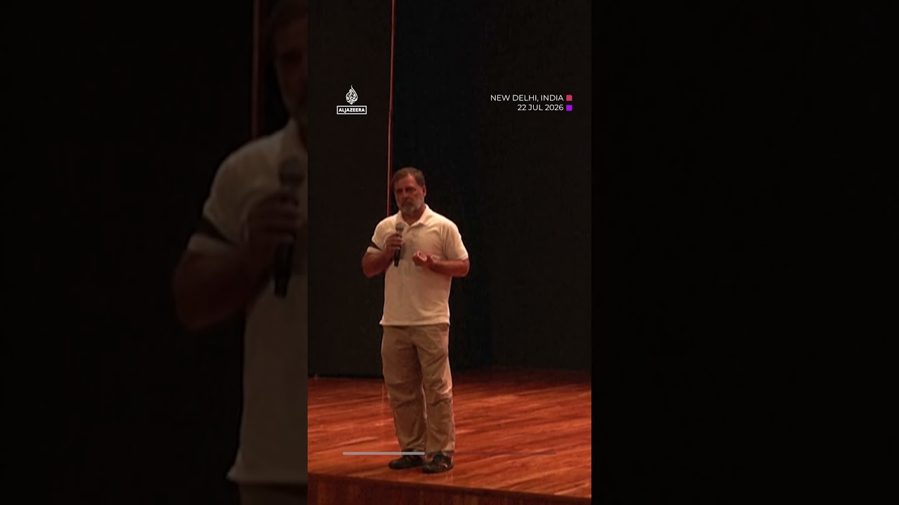 India’s Rahul Gandhi speaks out after release | AJ #shorts