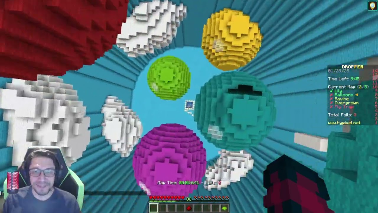 Minecraft DROPPER @Garbarius - DAMLARDA GEZEN KAPÜŞONLU ADAM