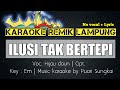 Karaoke remik lampung  ilusi tak bertepi  hijau daun  no vocal  lyric