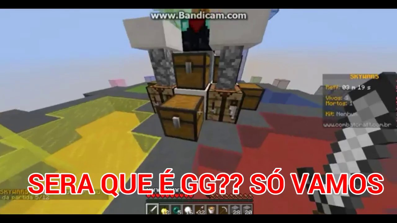 MINECRAFT:JOGANDO NO COMBATCRAFT MUITO TOP - YouTube
