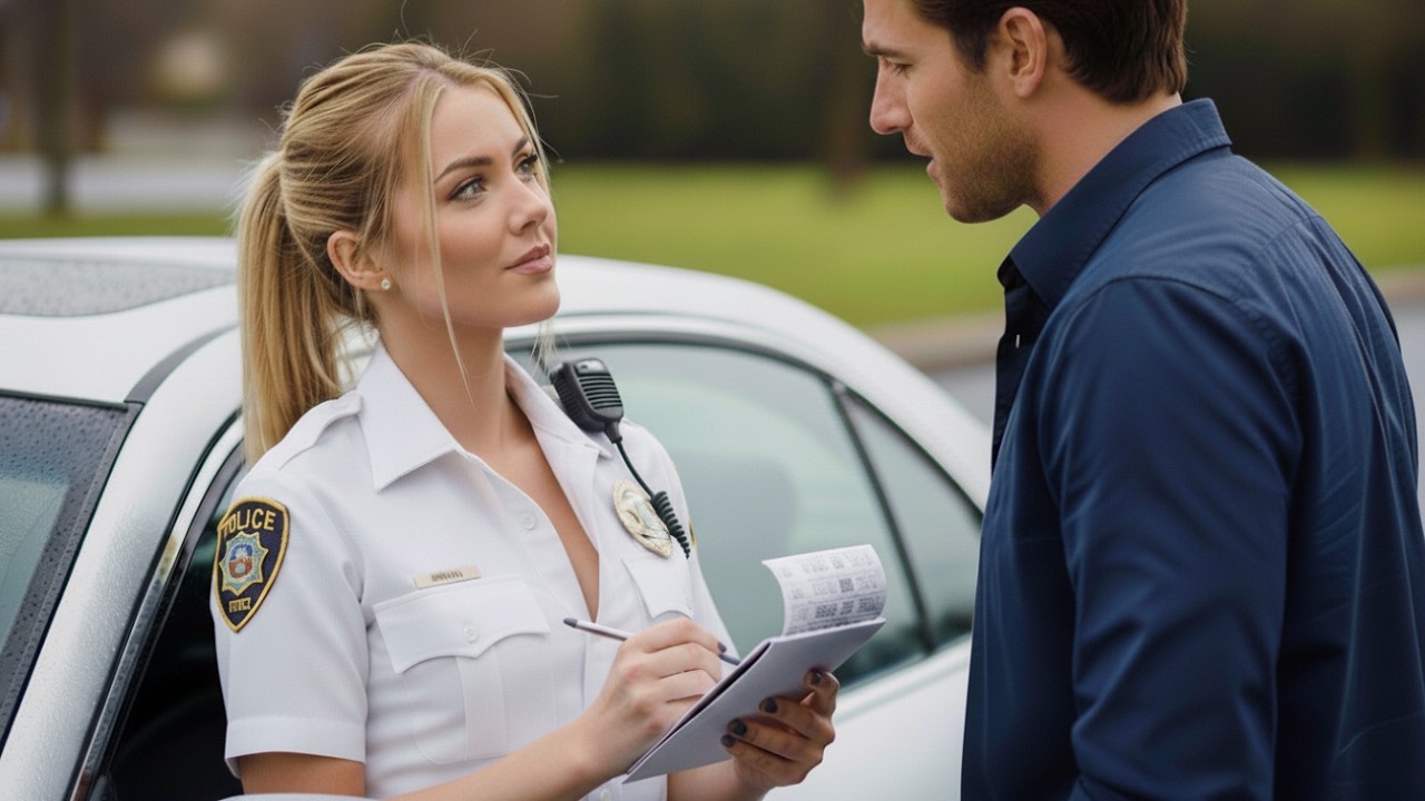 Police Officer Wrote a Ticket for a Single Dad — Then Whispered, “If You Weren’t Married…”