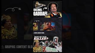 How Did Colonel Qaddafi Died Watch Full Video At Our Channel