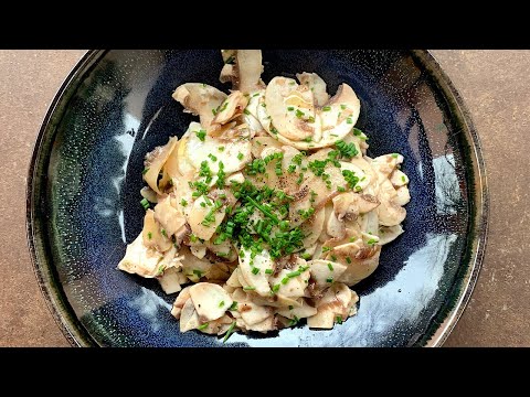 Vidéo: Salade De Tartelettes Aux Champignons Et Cornichons