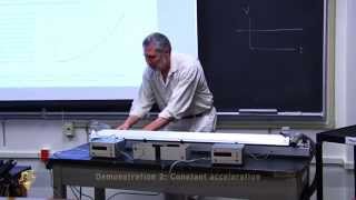 One Dimension - Constant Velocity and Constant acceleration [Physics demonstration]
