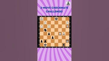 #chesspuzzle #chess  #gaming #gameshorts Master the Mate in 3 Moves: Queen
