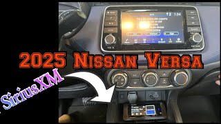 2025 Nissan Versa How to remove the radio Install Sirius XM tuner