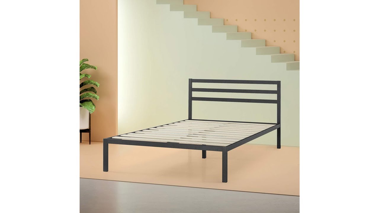 Zinus Mia Metallbettgestell 14 Zoll Höhe - Plattformbett Modern, Einfach Montage, Für Matratze Bis 1500H