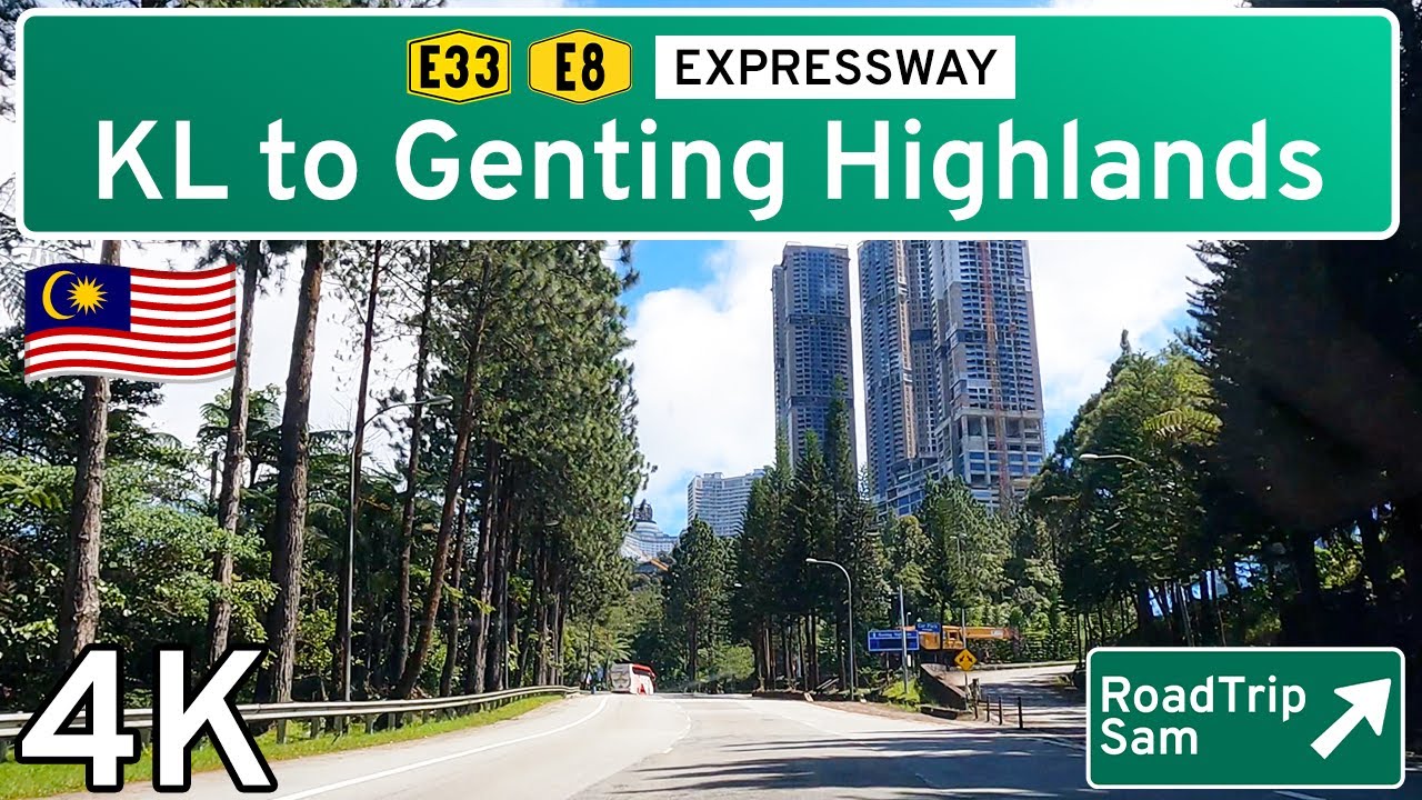 Drive from Kuala Lumpur to Genting Highlands - Malaysia 🇲🇾 - POV / music