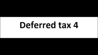 Deferred Tax 4