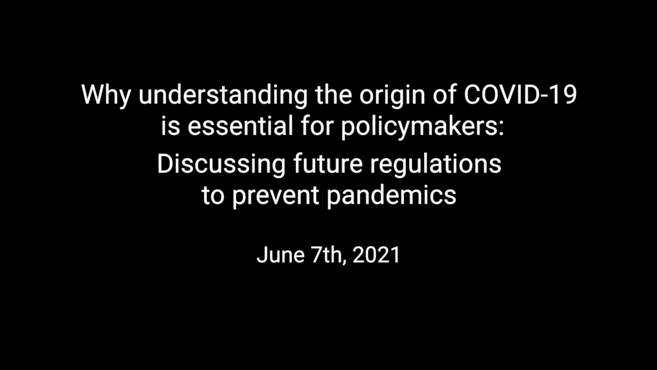 Why understanding the origin of COVID-19 is essential for policymakers