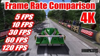 5 FPS vs 10 FPS vs 30 FPS vs 60 FPS vs 120 FPS – Frame Rate Comparison