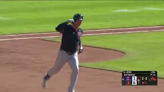 Nathaniel Lowe's 16th home of the 2026 season is a 3-run shot