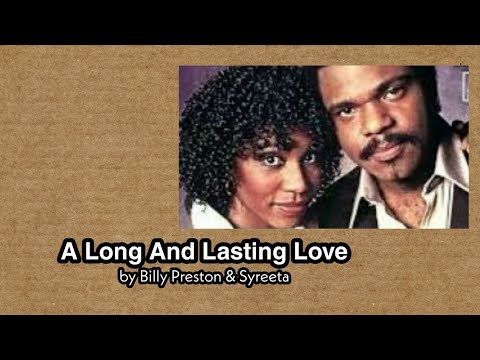 Throwback Duet 07 (A Long And Lasting Love - Billy Preston & Syreeta) - with Lyrics