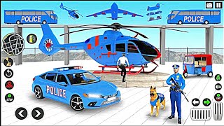 Transport Truck Police Cars Simulator || New Prado Jeep Transporter Driver || Android GamePlay screenshot 5