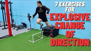 Change Of Direction Explosive Drills For Speed | Lateral Change Of Direction Training