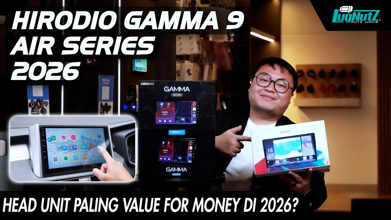 Udah 2026 Masih BINGUNG Ganti Head Unit? INI AJA! Hirodio Gamma 9 Air Series GA MAHAL Tapi MAKSIMAL!
