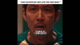 She sacrificed her life..🔥☠️ || Headlights Feat Kiddo [Slowed] #squidgame #shorts #edit