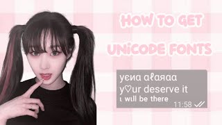 % How To Get Unicode Fonts - - -