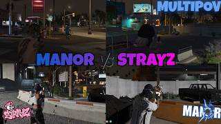 Manor Pull up on Strayz Oxy Run & Get in a Shootout | MUL...