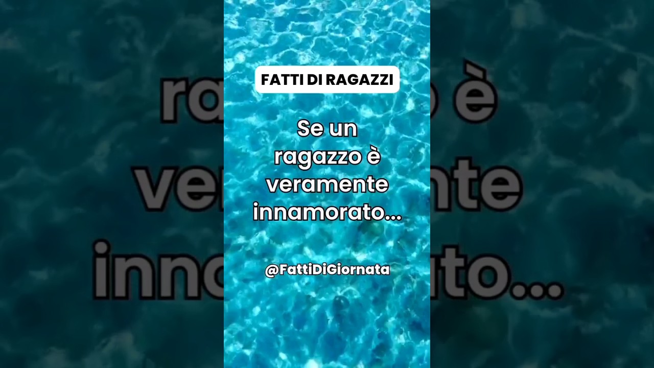 Se un ragazzo è veramente innamorato...🥲#shorts#frasi#vita#psicologia#