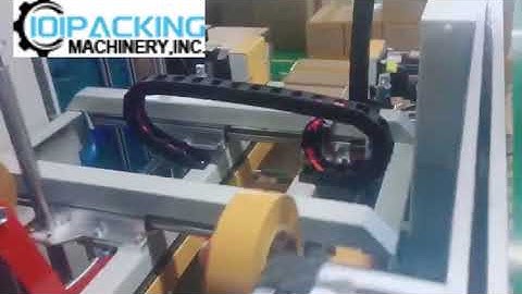 Automatic H type carton case box tape edge sealing machine taping machine