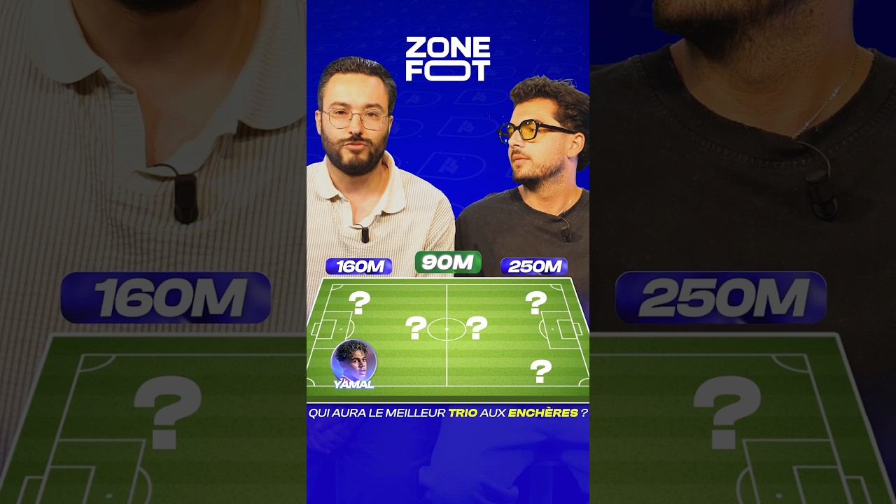Qui aura le MEILLEUR TRIO OFFENSIF ? Version Prime 🤯🏆⚽️ #football #mbappe #yamal