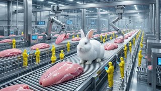 Inside a Modern Rabbit Farm: How Rabbits Are Raised & Turned into Premium Meat (Full Process)