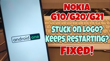 FIXED! Nokia G10/G20/G21 Stuck on Android One Screen. Restart Over and Over.