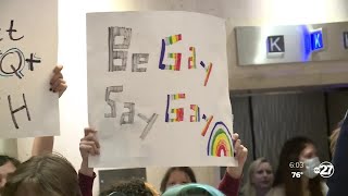 Students protest 'Don't Say Gay' bill at Florida Capitol