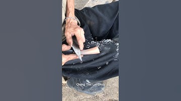 Cán dao sừng trâu trắng White Buffalo horn #blacksmith