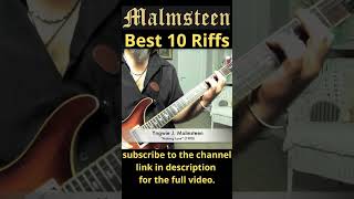 Alex Cambise - Yngwie Malmsteen 'Making Love' (Malmsteen Best 10 Riffs) #shorts