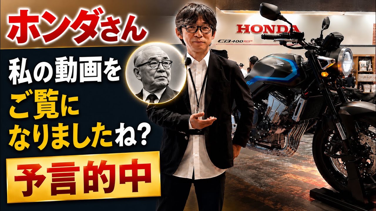 ホンダ社員　非売品　TOP TALKS先見の知恵 My Prediction Was Spot On: Under $1 Million! The New CB400SF Is a