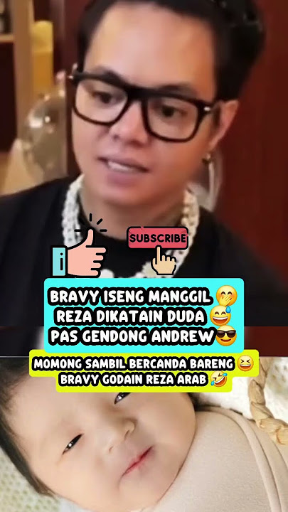 🤣 Bravy Panggil Reza Arap “Duda” di Depan Anak Erica, Reza: “Dia Gak Ngerti Kok”#bravy #djpanda