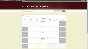 2. Event Calendar Setup - Setting up a Category