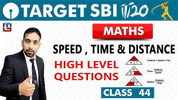 SBI Clerk Prelims 2018 | Speed | Time | Distance | Maths | 10 am | Class - 44