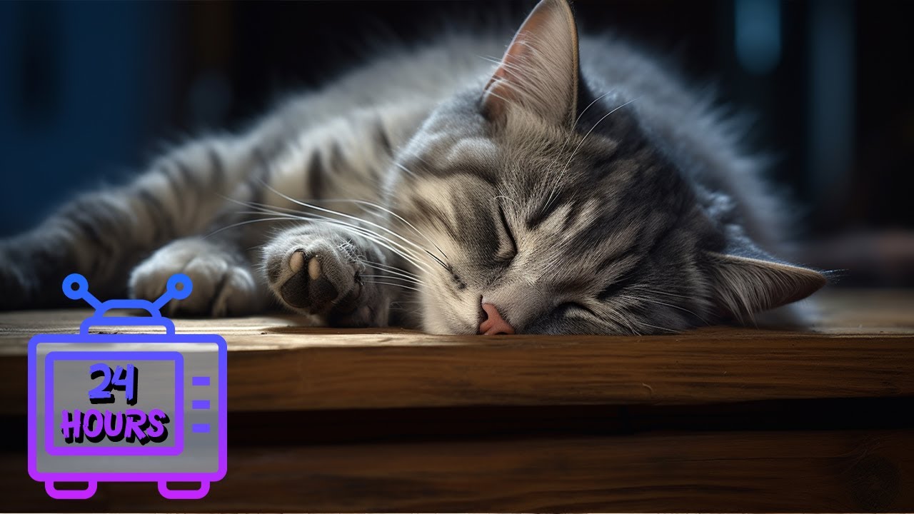 24 HOUR Calming Music for Cats with Anxiety | Sleep Music for Cats ... - Calming Music For Cats With Noise Anxiety And Fears In Apartments