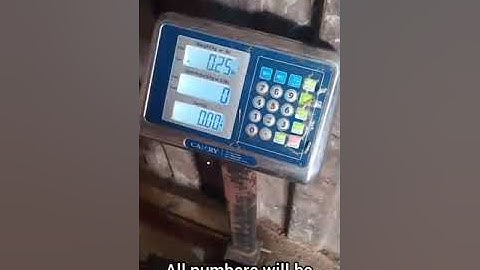 Digital Scale Secrets: Perfectly Refill in KG Using Tare Function (No More Mistakes!)