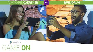 Google Play: Game On // Amymarie Gaertner vs. runJDrun screenshot 2